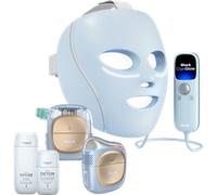 Masque LED CryoGlow + Appareil de soin FacialPro Glow + DePuffi - Bleu Bleu | FW312EU | par SharkNinja