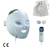 Masque LED Shark CryoGlow avec rafraîchissement du contour des yeux, LED rouge et bleue, Photothérapie par lumière infrarouge, USB-C, Télécommande, Sac de rangement, Sangles réglables