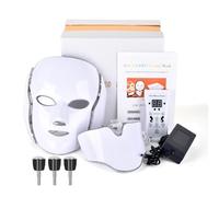 Masque LED Luna & Skin, Masque LED Et Microcourant Luna & Skin for Lifter Les Joues, Le Bas Du Visage Et Les Bajoues, Luminothérapie Régénérant La Peau, Lampe De Soin Relaxante Anti-Rides