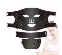 Masque LED pour Le Visage Et Le Cou, LuminothéRapie, 4 Modes, Soins De La Peau à Domicile avec Minuterie pour RéDuire Les Rides,Convient pour La Maison, Le Yoga