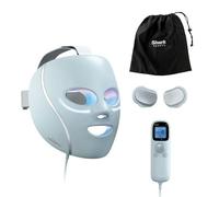 Masque LED Shark CryoGlow avec rafraîchissement du contour des yeux, LED rouge et bleue, Photothérapie par lumière infrarouge, USB-C, Télécommande, Sac de rangement, Sangles réglables