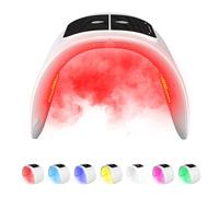 Masque Led Visage Luminothérapie,7 Couleurs Masque Luminothérapie Visage,masque facial de luminothérapie LED,masque facial de luminothérapie rouge,Pour Rajeunissement,Raffermissant Éclaircit La Peau