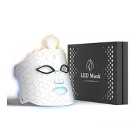 Masque LED Visage Luminothérapie 7 Couleurs Silicone Anti-Âge | Masque Luminothérapie Rajeunissant Rechargeable Sans Fil pour une Utilisation à Domicile
