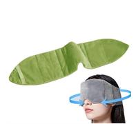 Masque lesté pour les yeux avec perles et coton, aide au sommeil douce, respirante avec pression relaxante, masque de sommeil long, masque de sommeil respirant, blocage de la lumière, aide au sommeil