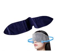 Masque lesté pour les yeux avec perles et coton, aide au sommeil douce, respirante avec pression relaxante, masque de sommeil long, masque de sommeil respirant, blocage de la lumière, aide au sommeil