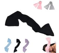 Masque lesté pour les yeux | Couverture des yeux relaxante | Masque de sommeil de voyage avec perles et coton | Masque de sommeil poids masque de sommeil pour homme et femme avec poids long et compact