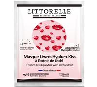Masque Lèvres Hydratant et Anti-âge au Litchi - Patch Hydrogel Contour de Lèvres - 97% d’Origine Naturelle - Fabriqué en France - Lèvres douces, lisses et souples