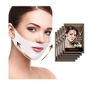 Masque Lifting V Line Masque Double Chin Reducer, V Line Lifting Mask, Intense Lifting Double Layer Mask, Face Mask V Shape, Instant Lift Chin Mask, Pour Lifter Et Raffermir Le Visage (15 pcs)