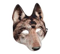 Masque Loup Accessoire De Cosplay Animal Réaliste Léger