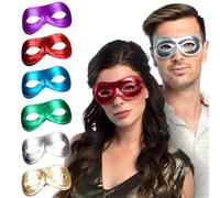 Masque loup aux couleurs métalisés