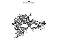 Masque Loup broderie souple crepuscule Femme - MASKARADE