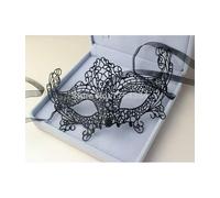 masque loup dentelle noire sexy