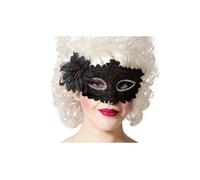 Masque Loup Noir Marquise