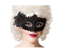 Masque Loup Noir Marquise