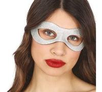masque loup paillettes adulte argent - guirca 12028 Gris G