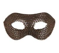 masque loup pvc rigide clous steampunk adulte - générique 23372 Noir G