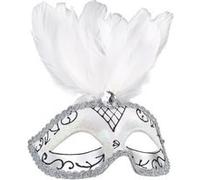 masque loup venise plumes coloré femme - modèle aléatoire - boland 00308 Multicolore G