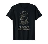 Masque Lucha Mexicain Minimaliste El Poder Del Estilo T-Shirt
