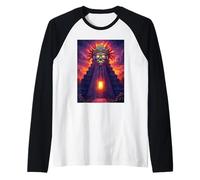Masque Luchador Aztec Face El Santo Manche Raglan