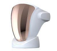 Masque lumineux LED pour le visage et le cou, rouge/bleu/orange, 3 couleurs de lumière et 807 nano-LED Beauty photonique, masque de rajeunissement de la peau photonique, silicone transparent, design