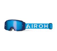 Masque Lunettes Motocross Enduro AIROH Google Blast XR1 Bleu Foncé Opaco
