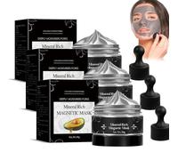 Masque magnétique nettoyant les pores, masque magnétique riche en minéraux, nettoyage en profondeur, adapté à tous les types de peau