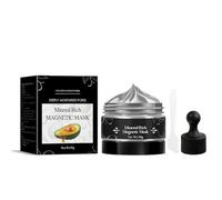 Masque magnétique riche en minéraux, nettoyant les pores, masque peel-off anti-points noirs, nettoyant en profondeur, exfoliant, apaisant et réparateur, adapté à tous les types de peau. (1pc)