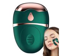 Masque Massant pour les Yeux avec Chaleur,Appareil de Massage Facial Anti-Stress | Vibrations Défatigantes Portable 2 Modes Réduction des Poches Soin de la Peau Lifting Visage Beauté & Spa