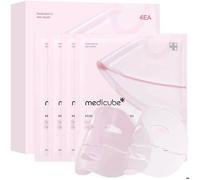 Masque - Medicube - Pdrn Pink Collagen Gel Mask - Pack X 4 - Hydratation - Éclat - Anti-Rides