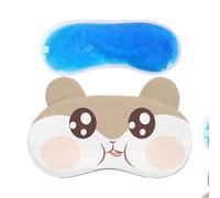 Masque mignon pour les yeux - Masque pour les yeux endormis en forme de dessin animé, bandeau occultant en peluche douce pour, sangle réglable | confortable, couverture de sommeil,