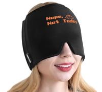 Masque Migraine/Bonnet Migraine à Gel Glacé pour un Refroidissement Durable, Thérapie Froid/Chaud, Soulagement Durable Contre Migraine, Tension, Stress, Gueule de Bois. Bonnet Anti-Migraine Inodore