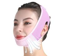 Masque minceur pour le visage, double sangle de menton réutilisable pour amincir le visage, ligne en V, masque pour joues et menton, bande de levage anti-âge et compression du visage