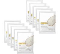 Masque modelant à la pâte de riz, masque visage hydratant et hydratant, extrait naturel de riz, nourrissant en profondeur, illuminant et revitalisant pour tous types de peau (10Pièce)