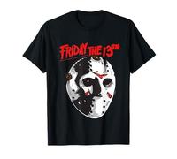 Masque Motif Vendredi 13 Ans Halloween T-Shirt