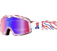 Masque moto Barstow Classic 100 % bleu, rouge, blanc