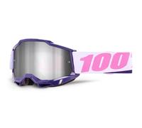 100% Masque Cross Accuri 2 Violet Miroir Argenté