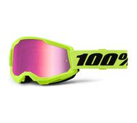 Masque moto cross 100% Strata 2 Jaune TU