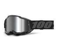 100 Percent Accuri 2 Black, lunettes de protection miroirs enfan Noir Argent Réfléchissant Noir Argent Réfléchissant