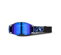 Masque Motoneige Klim Edge Focus Asphalte-Teinté Focus Bleu Chrome Focus Bleu Chrome
