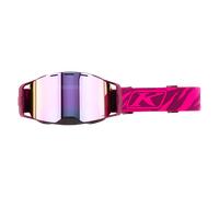 Masque Motoneige Klim Edge Focus Asphalte-Teinté Zebra Rose Glo Zebra Rose Glo