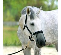 Masque nasal anti-mouches pour cheval York Noir Full