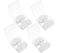 Masque Nasal en Coton Blanc, 4 Boîtes, pour Pont Nasal et Menton | Soins Quotidiens, Usage Diy, Aide à Limiter L'irritation Sécheresse, Adapté à Tous Types