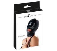 Masque noir Bad Kitty avec trou pour la bouche
