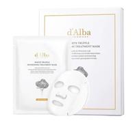 D'Alba Masque en feuille - Truffe blanche italienne - Soin coréen végétalien pour peaux sèches
