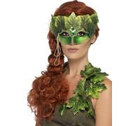 Masque Nymphe De La Forêt Femme, Vert