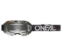 Masque o neal b 10 attack noir blanc ecran clear