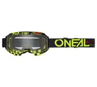 Masque o neal b 10 attack noir jaune ecran clear
