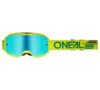 ONeal B-10 Solid, lunettes miroirs Jaune Néon/Bleu Bleu Réfléchissant Jaune Néon/Bleu Bleu Réfléchissant