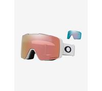 Masque Oakley Line Miner Pro M Blanc Mat avec lentille Prizm Snow Rose + Prizm Snow Sapphire Iridium