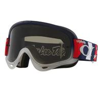 Masque oakley o frame mx x troy lee designs rwb stars ecran dark grey ref oo7029 88